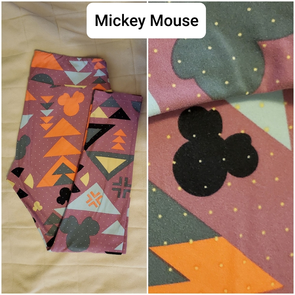 Lula Roe Mickey Mouse Legging (size TC)